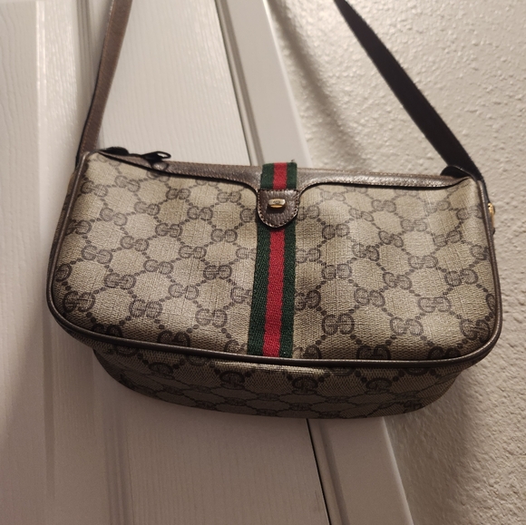 GUCCI Ophidia GG Canvas Small Camera Bag - Picture 12 of 14